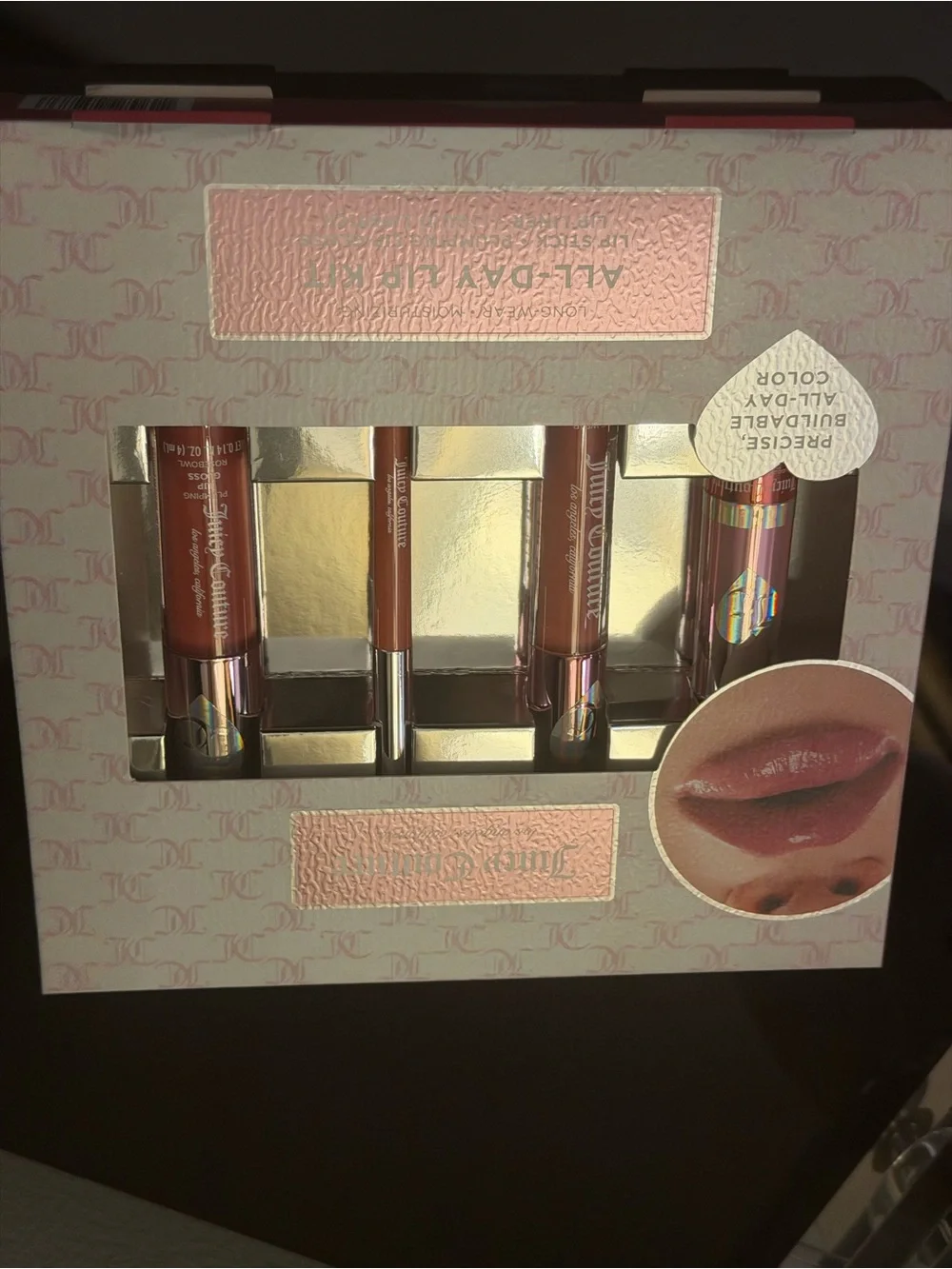 Juicy Couture All-Day Lip Kit — Rosebowl Pink